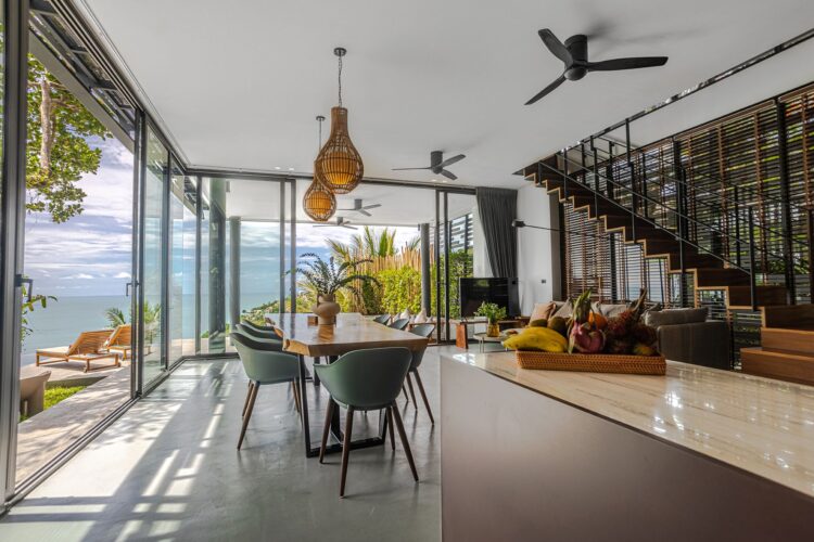 Hin Butik Villa Luxus Ferienhaus Koh Samui Mit Pool Wohnbereich