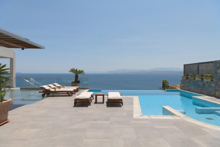 Iconic Sea Villa Luxus Ferienhaus Kreta Mieten Ausblick