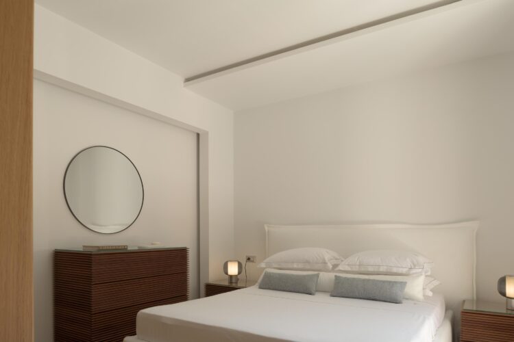 Iconic Sea Villa Luxus Ferienhaus Kreta Mieten Bett