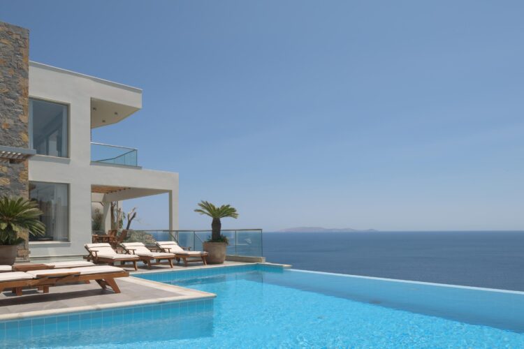 Iconic Sea Villa Luxus Ferienhaus Kreta Mieten Infinitypool