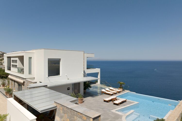 Iconic Sea Villa Luxus Ferienhaus Kreta Mieten Meerblick