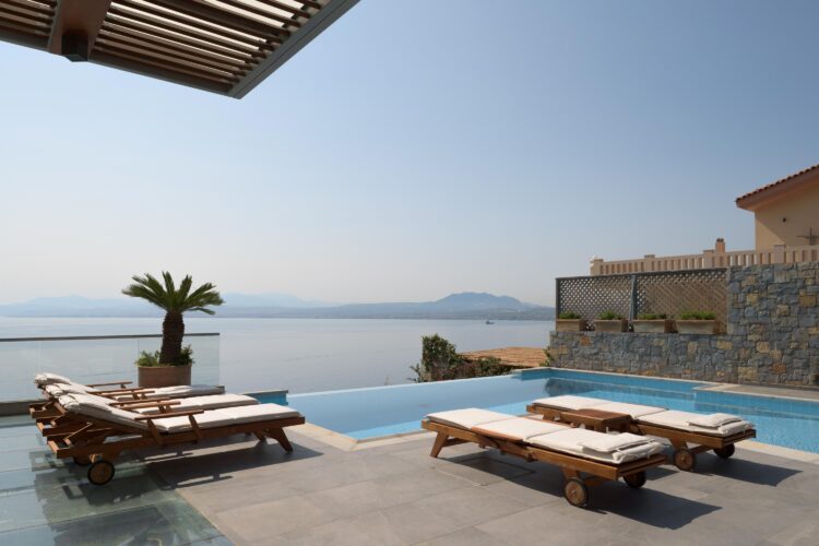 Iconic Sea Villa Luxus Ferienhaus Kreta Mieten Pool