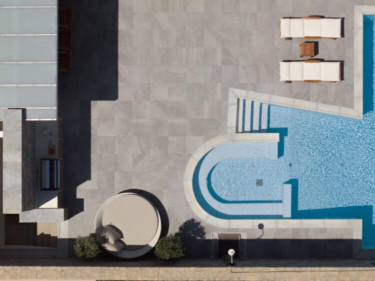 Iconic Sea Villa Luxus Ferienhaus Kreta Mieten Terrasse