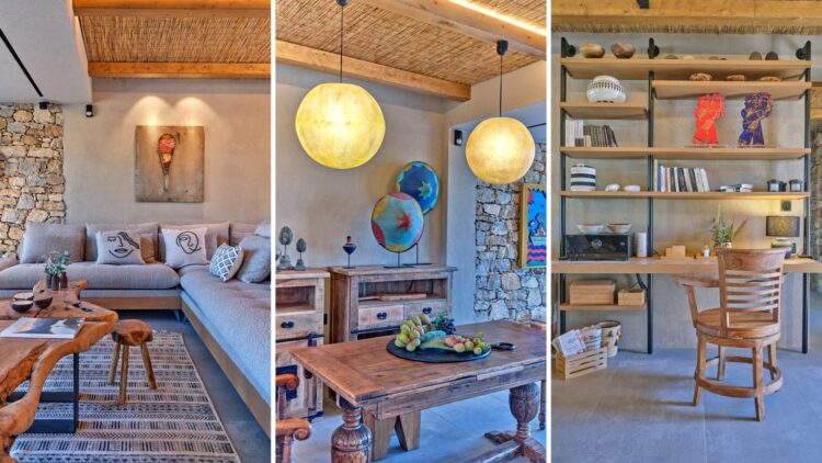 Interieurvilla Molos Beach Exklusives Ferienhaus Paros Mit Pool Details