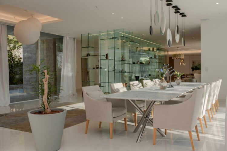 Island Estate Dubrovnik Luxus Ferienhaus Kroatien Mieten Esstisch