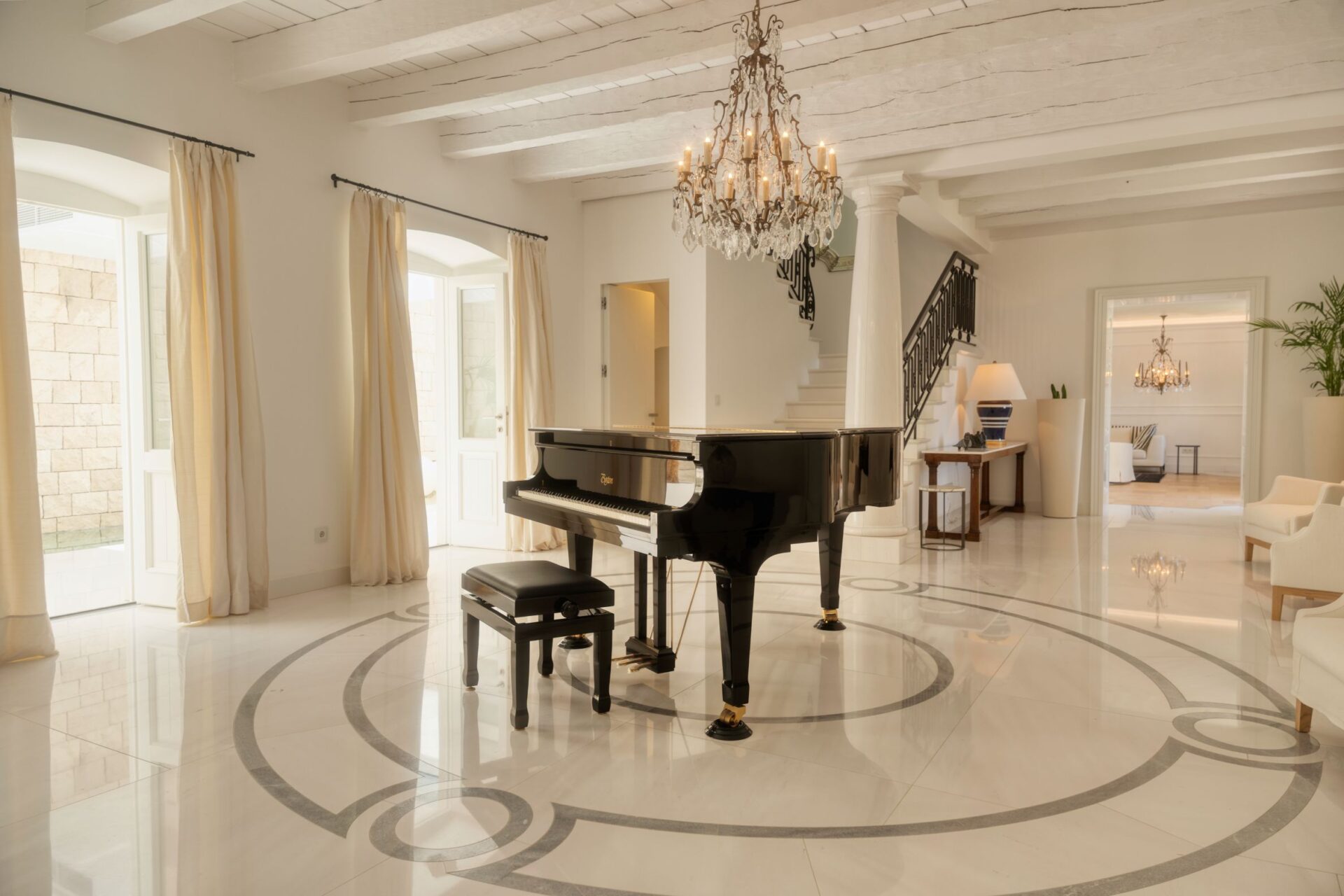 Island Estate Dubrovnik Luxus Ferienhaus Kroatien Mieten Musikzimmer