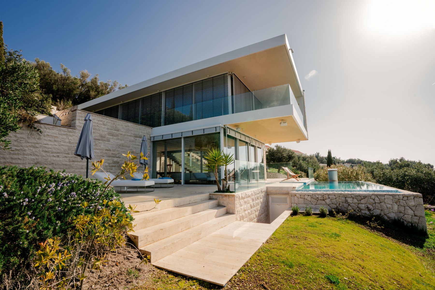Island Nest Dubrovnik Luxus Ferienhaus Kroatien Mieten Außenansicht