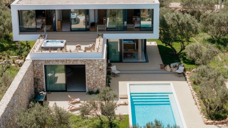 Island Villa Maslina Luxus Ferienhaus Dalmatien Kroatien Miete