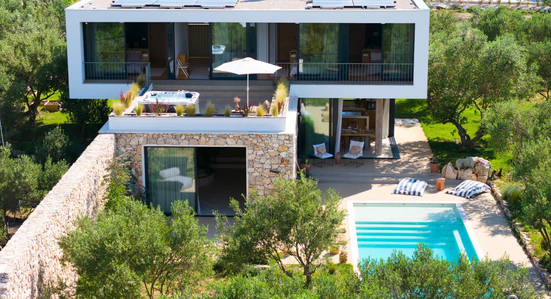 Island Villa Maslina Luxus Ferienhaus Dalmatien Kroatien Miete (9)