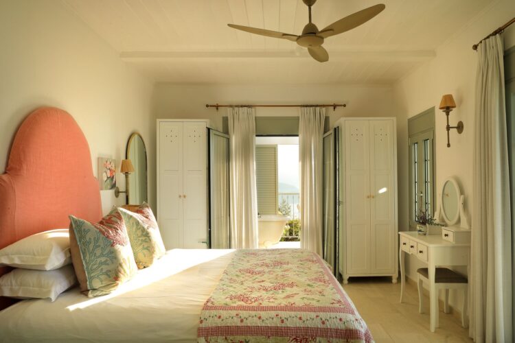 Kalami House Luxus Ferienhaus Korfu Mieten Schlafzimmer