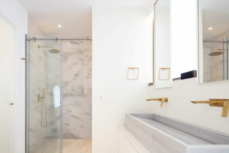 Kalathas Beachview Villa Traumhaftes Ferienhaus Kreta Badezimmer