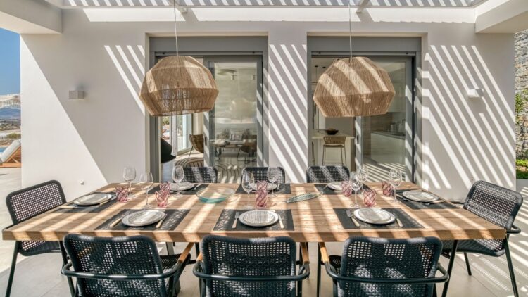 Kalos Retreat Luxus Ferienhaus Paros Mit Meerblick Mieten Essen