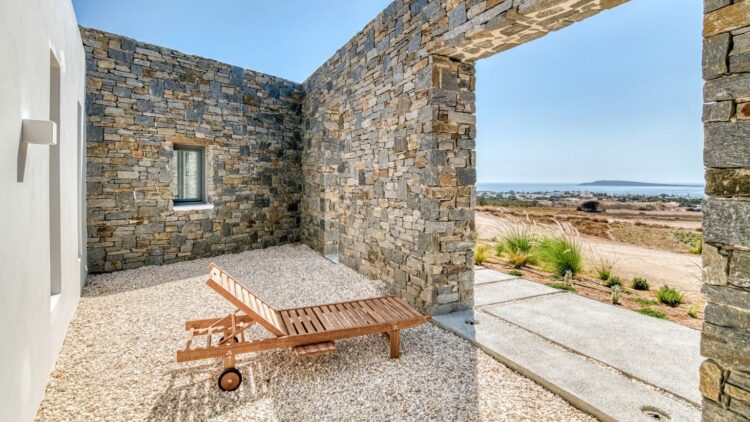 Kalos Retreat Luxus Ferienhaus Paros Mit Meerblick Mieten Terrasse