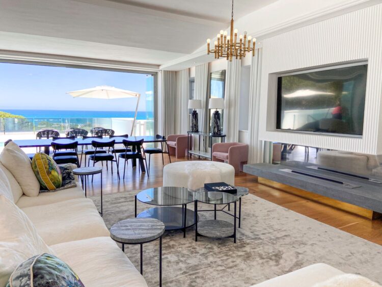 Kammabaai Beach Villa Luxus Ferienhaus Hermanus Mieten Esstisch