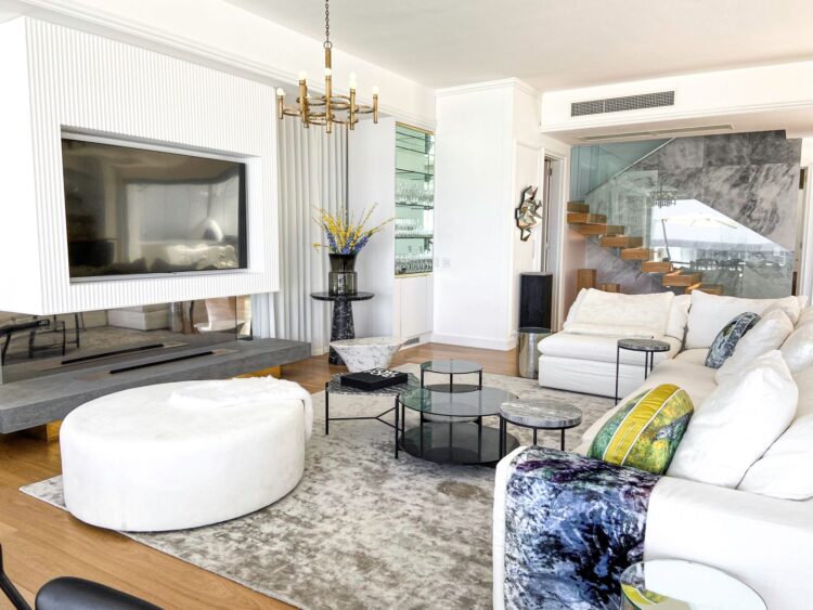 Kammabaai Beach Villa Luxus Ferienhaus Hermanus Mieten Living