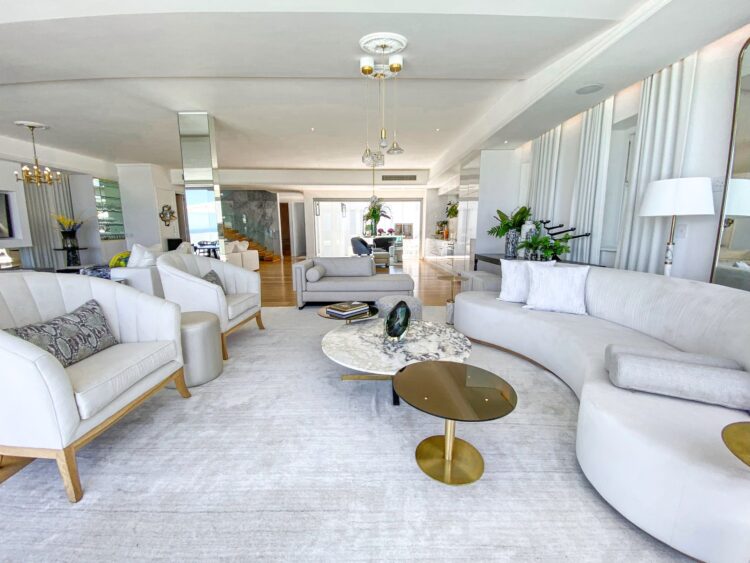 Kammabaai Beach Villa Luxus Ferienhaus Hermanus Mieten Lounge