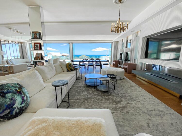 Kammabaai Beach Villa Luxus Ferienhaus Hermanus Mieten Tv