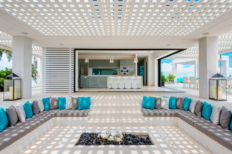 Karibik Modernes Luxus Ferienhaus Mieten Villa Triton