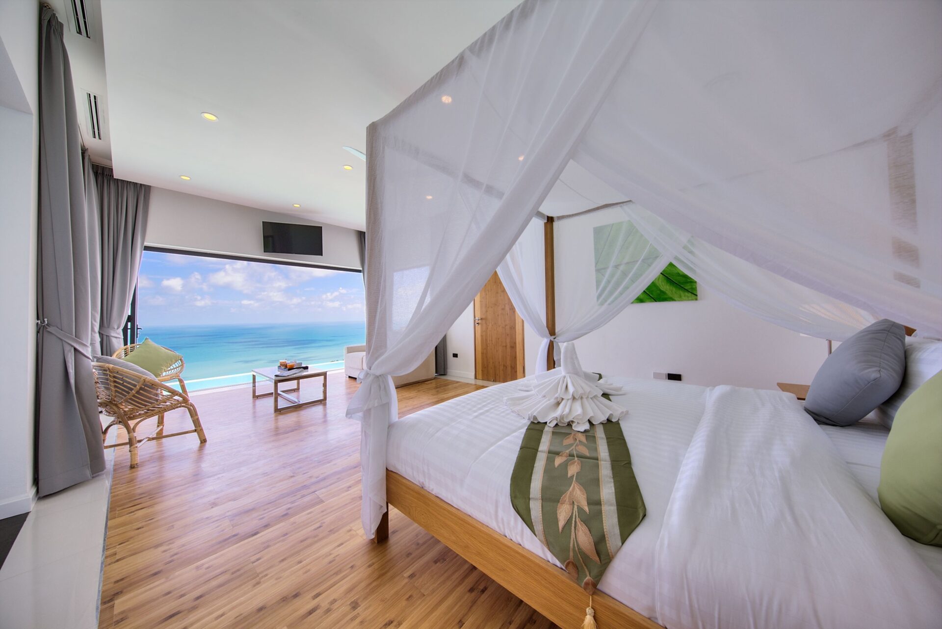 Karpe Diem Villa Luxus Ferienhaus Koh Samui Mit Pool Mieten Doppelbett