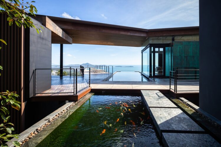 Kelapa House Luxus Villa Koh Samui Mieten Fische