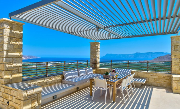 Luxus Ferienhaus Kreta Mit Meerblick Mieten - Hillside Villa Kissamos