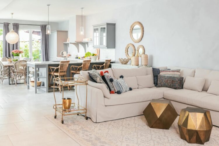 Kvarner Bay Villa Luxus Ferienvilla Istrien Mieten Wohnzimmer