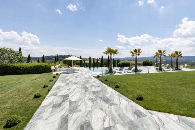 Casa Ginevra Luxus Ferienhaus Umbrien Italien Mieten Ausblick