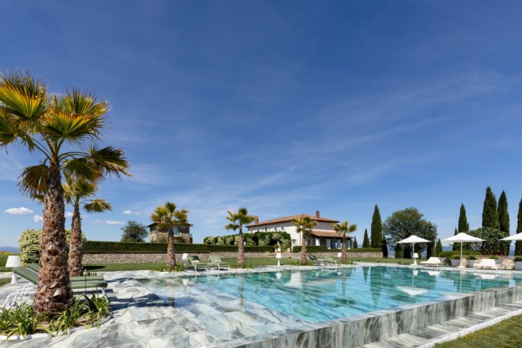 Casa Ginevra Luxus Ferienhaus Umbrien Italien Mieten Ausblick