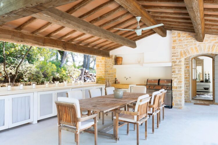 La Cadiere Azur Luxus Feriennhaus Cote D Azur Mieten Außenküche