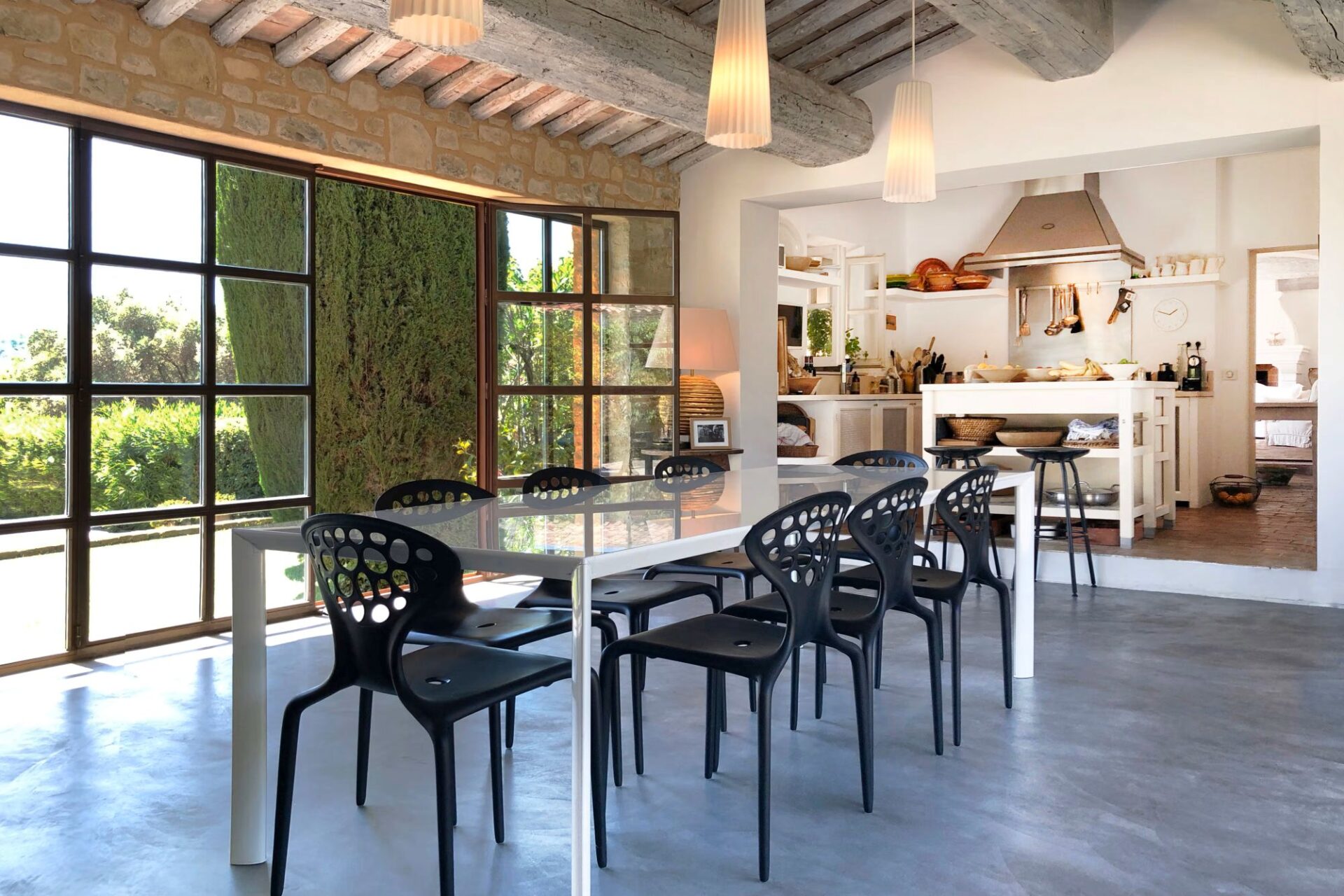 La Cadiere Azur Luxus Feriennhaus Cote D Azur Mieten Esstisch