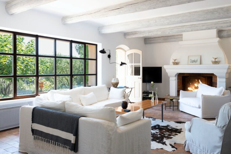 La Cadiere Azur Luxus Feriennhaus Cote D Azur Mieten Kamin