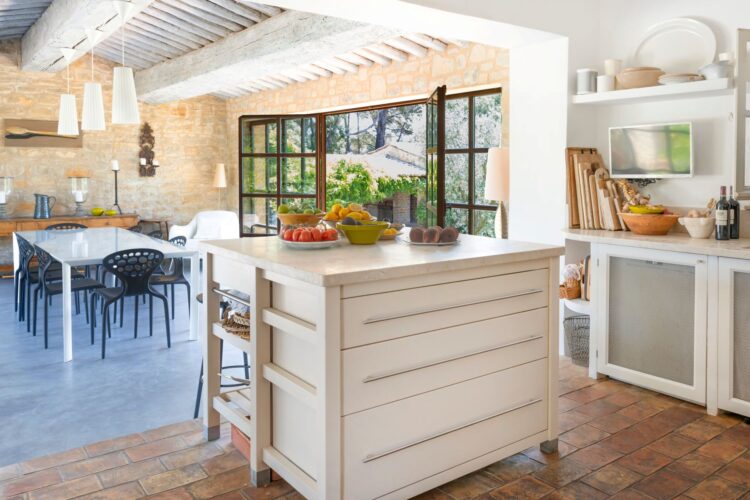La Cadiere Azur Luxus Feriennhaus Cote D Azur Mieten Küche