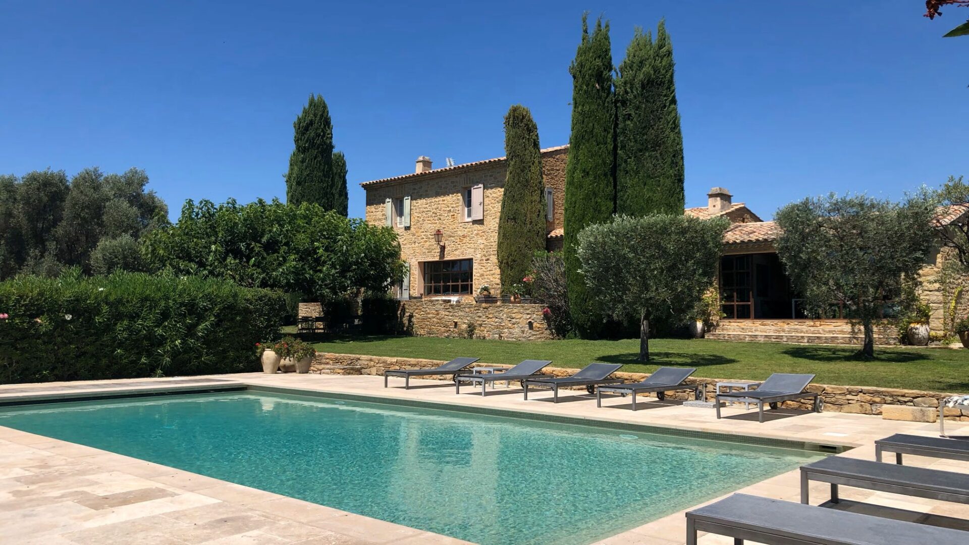 La Cadiere Azur Luxus Feriennhaus Cote D Azur Mieten Poolterrasse
