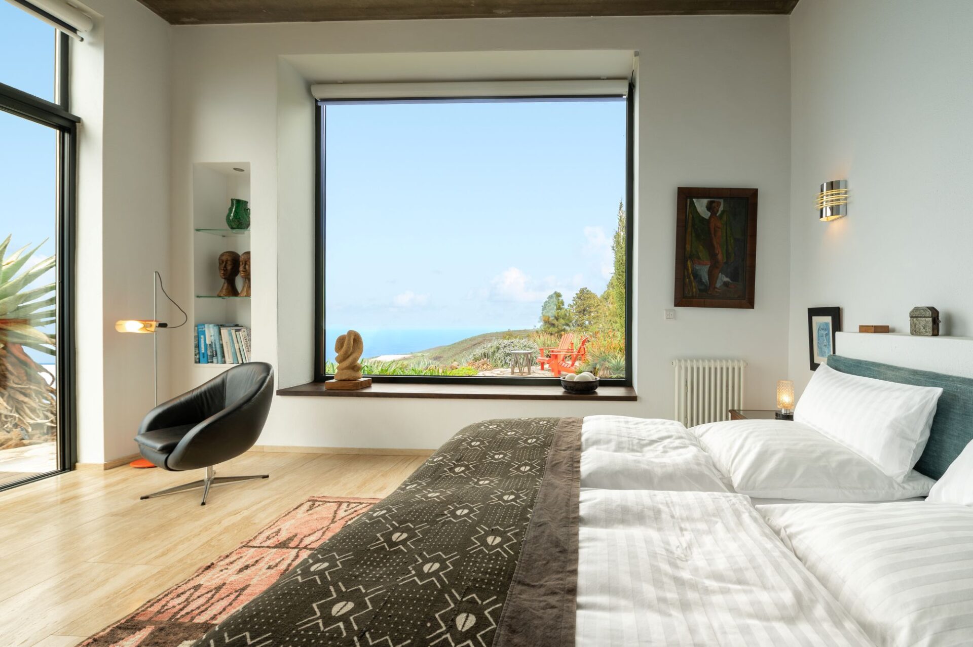 La Casita Luxus Ferienvilla La Palma Kanaren Mit Pool Schlafzimmer