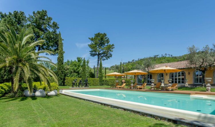 La Scuderia Luxus Ferienhaus Toskana Italien Mieten Pool Detail