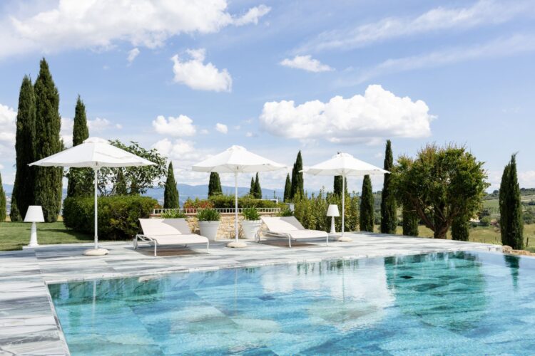 Casa Ginevra Luxus Ferienhaus Umbrien Italien Mieten Ausblick