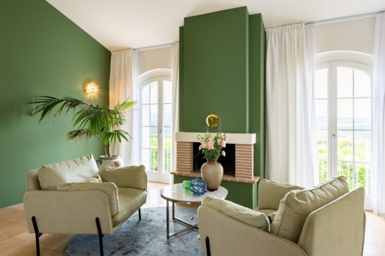 Casa Ginevra Luxus Ferienhaus Umbrien Italien Mieten Ausblick