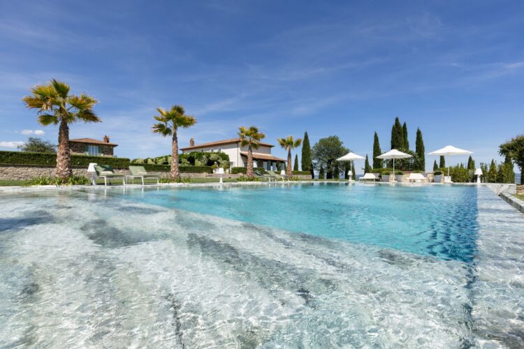 Casa Ginevra Luxus Ferienhaus Umbrien Italien Mieten Ausblick