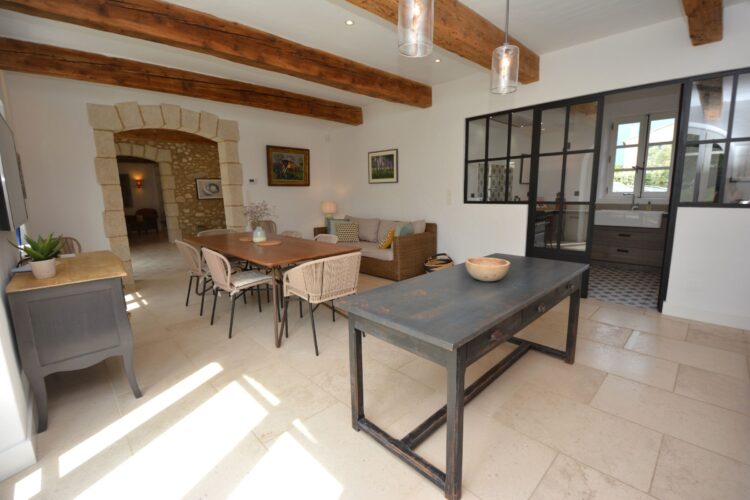 Le Beaux Jardin Luxus Ferienhaus Provence Mieten Esszimmer