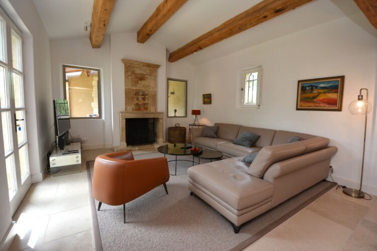 Le Beaux Jardin Luxus Ferienhaus Provence Mieten Wohnzimmer