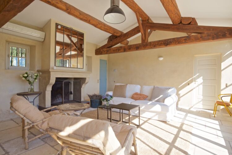 Le Genereuse Luxus Ferienhaus Provence Mieten Wohnzimmer