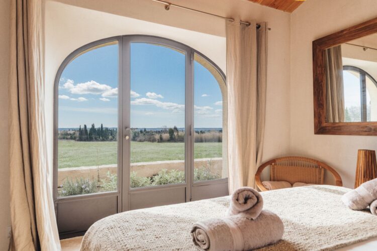 Le Mas Maussane Luxus Ferienhaus Provence Mieten Ausblick