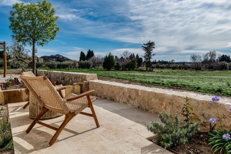 Le Mas Maussane Luxus Ferienhaus Provence Mieten Terrasse