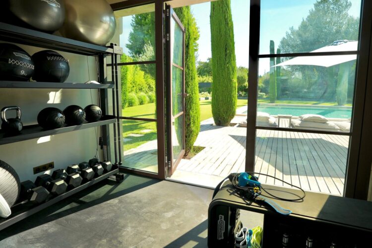 Le Mas Mouton Luxus Ferienhaus Provence Mieten Gym