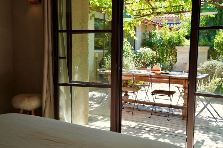 Le Mas Mouton Luxus Ferienhaus Provence Mieten Terrasse