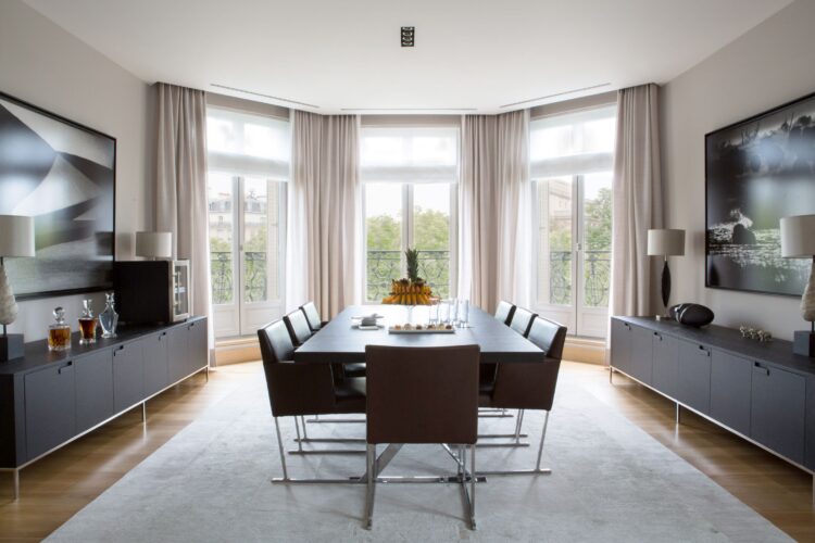 Le Paris Apartments Luxus Ferienwohnung Paris Mieten Esstisch