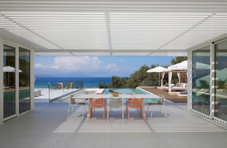 Ligaries Beach Villa Luxus Ferienhaus Skiathos Griechenland Mieten Alfresco