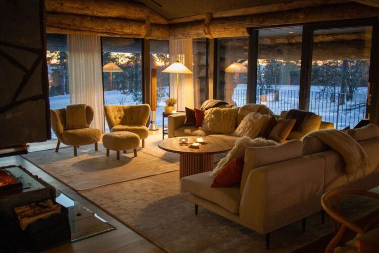Lumi Lodge Luxus Ferienhaus Chalet Lappland Mieten (11)