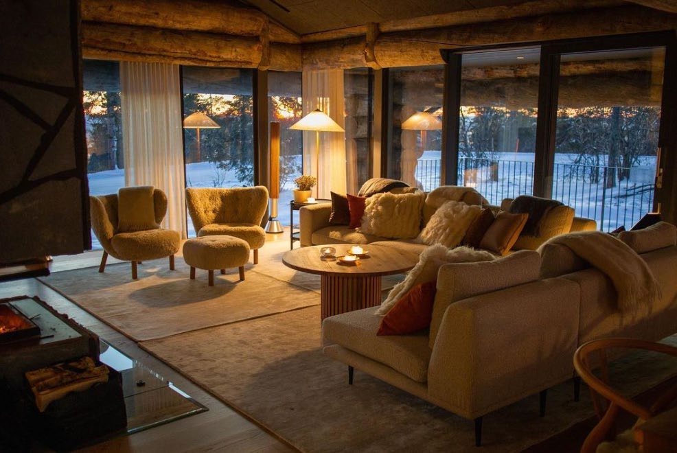 Lumi Lodge Luxus Ferienhaus Chalet Lappland Mieten (11)