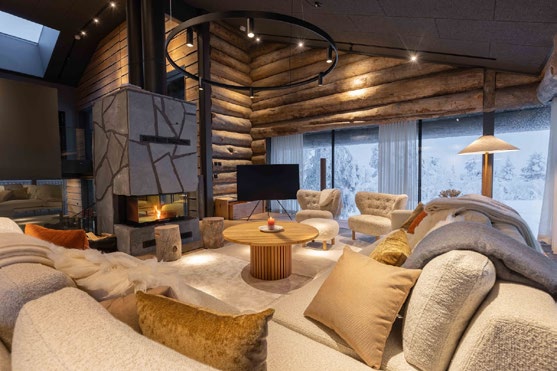 Lumi Lodge Luxus Ferienhaus Chalet Lappland Mieten (15)